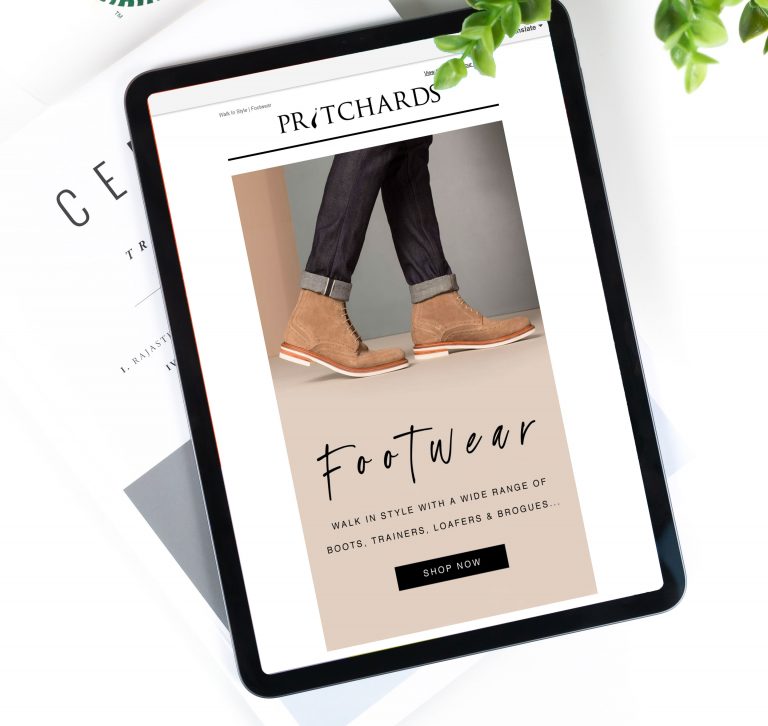 Pritchards Footwear Email Campaign