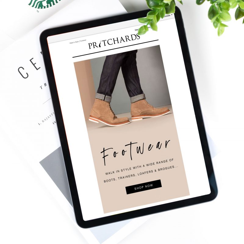 Pritchards Footwear Email Campaign