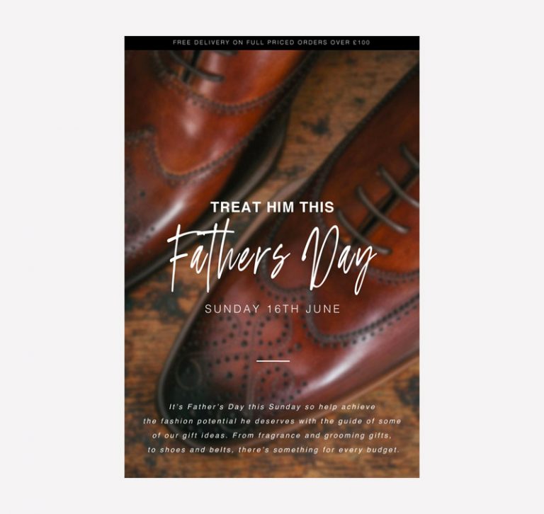 Pritchards Father's Day Poster
