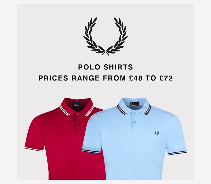 Pritchards Fred Perry Polo Shirts Graphic