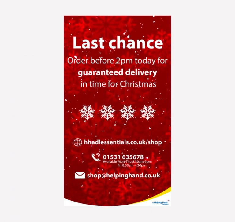 Last Chance Delivery Facebook Story Graphic