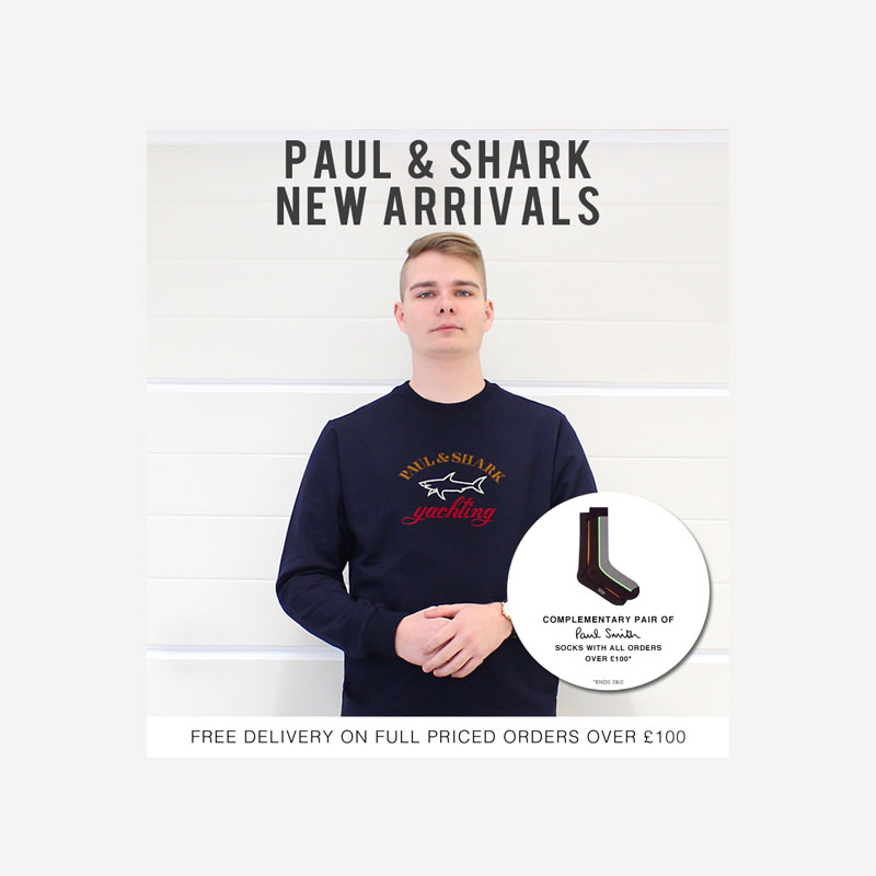 Pritchards Paul & Shark New Arrivals Email Graphic